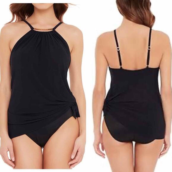 Magicsuit Swimwear Parker Tummy Control Underwire Bra Black Size US 8 - Picture 10 of 11